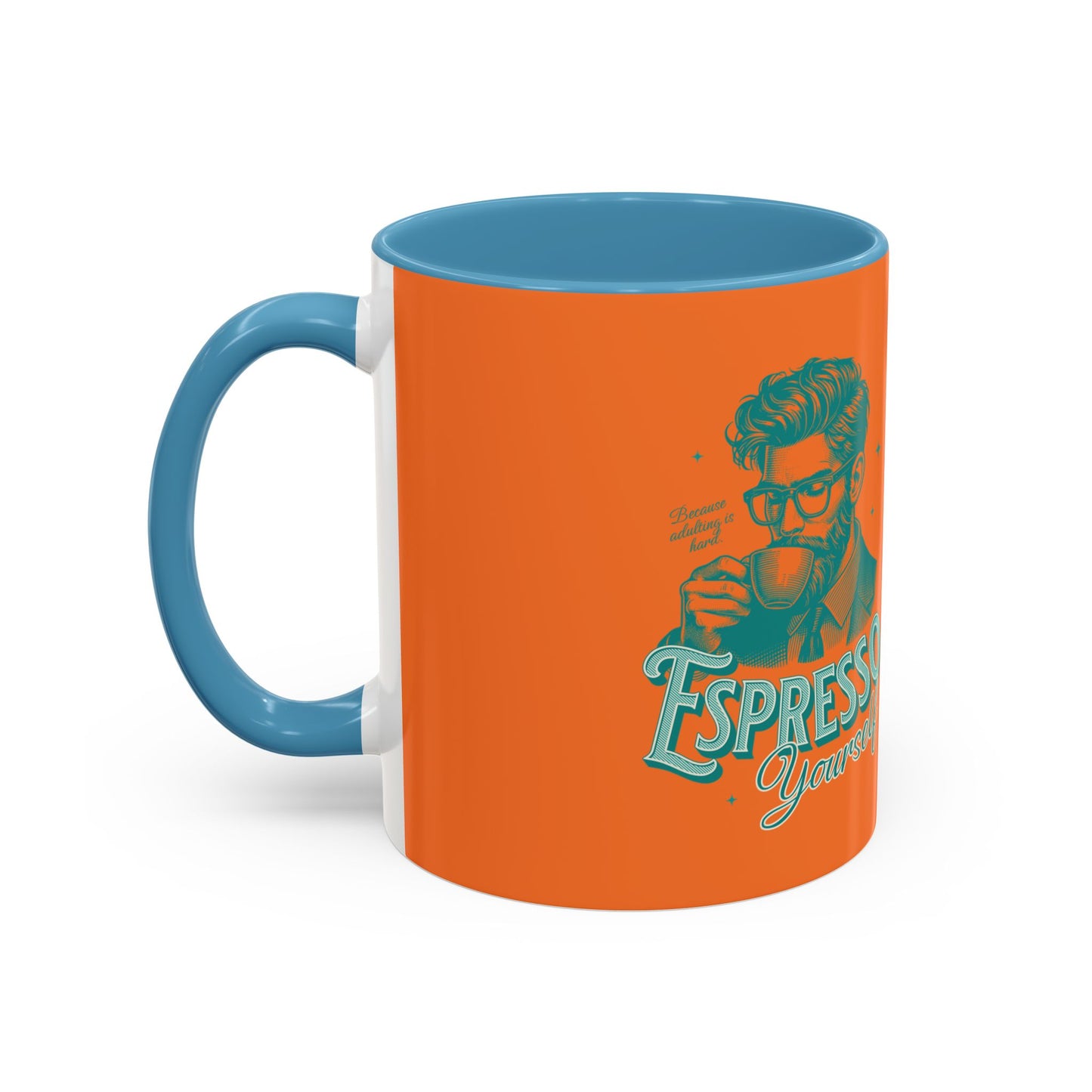 Retro Espresso Yourself Coffee Mug - Vibrant 11oz & 15oz