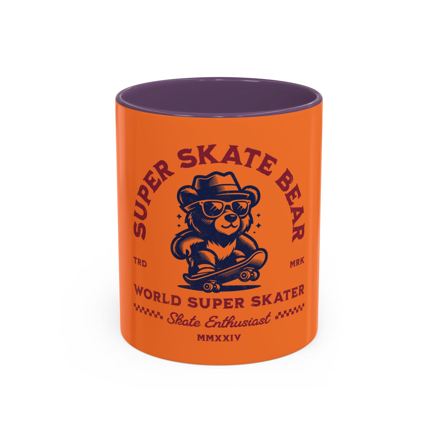 Super Skate Bear Coffee Mug - Fun Gift for Skateboard Enthusiasts