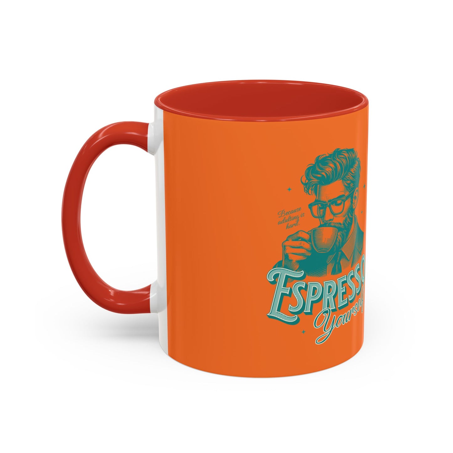 Retro Espresso Yourself Coffee Mug - Vibrant 11oz & 15oz