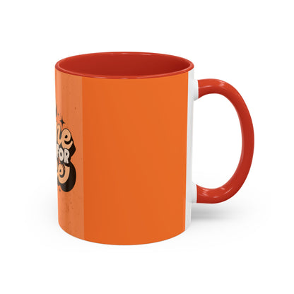 Time for Coffee Accent Mug - 11oz & 15oz - Fun Retro Coffee Cup for Coffee Lovers