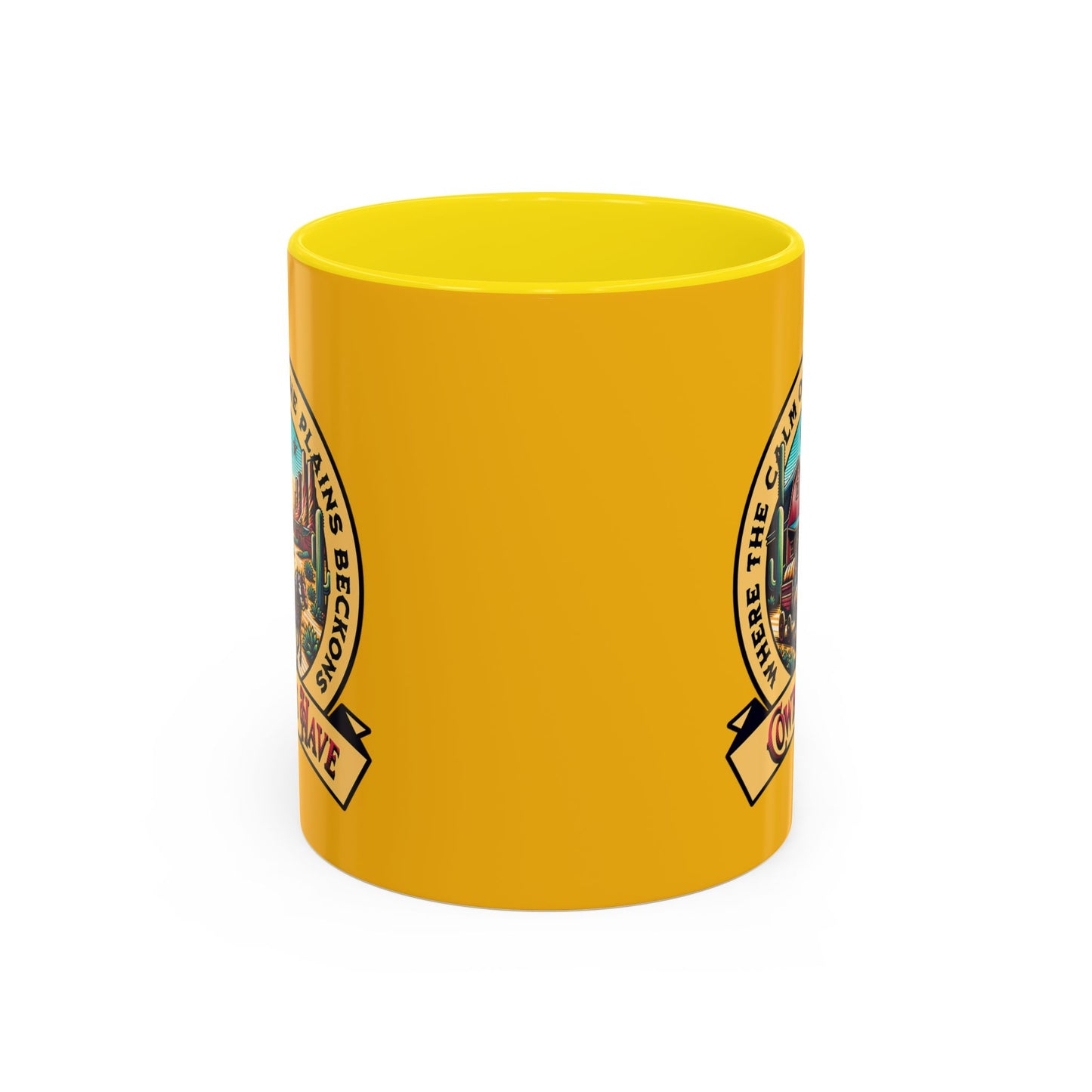 Western-Themed Accent Coffee Mug - Cowboy's Haven Design