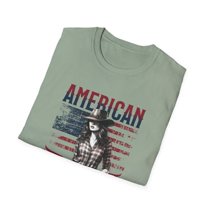 American Cowgirl Vintage Softstyle T-Shirt | Casual Country Fashion