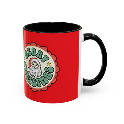 Merry Christmas Accent Coffee Mug – Festive 11oz & 15oz Holiday Drinkware