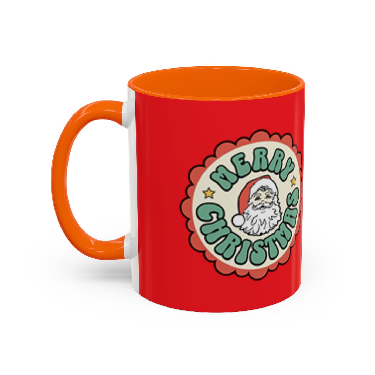 Merry Christmas Accent Coffee Mug – Festive 11oz & 15oz Holiday Drinkware