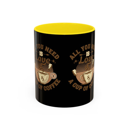 Love & Coffee Accent Mug - Perfect Gift for Coffee Lovers