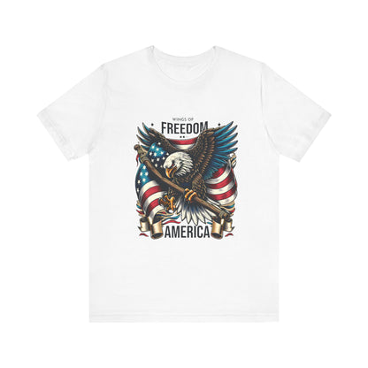 Wings of Freedom Eagle Tee - Unisex Patriotic T-Shirt