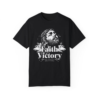 Faith & Victory Unisex Garment-Dyed T-shirt