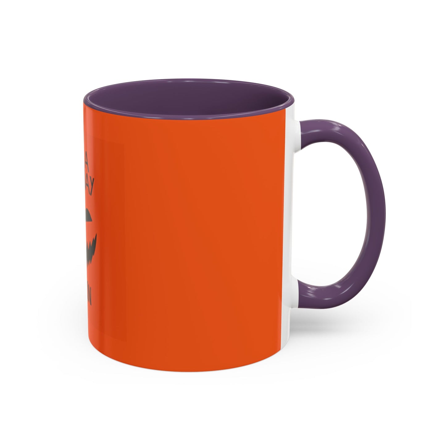 Halloween Pumpkin Accent Coffee Mug - "Have a Good Day"