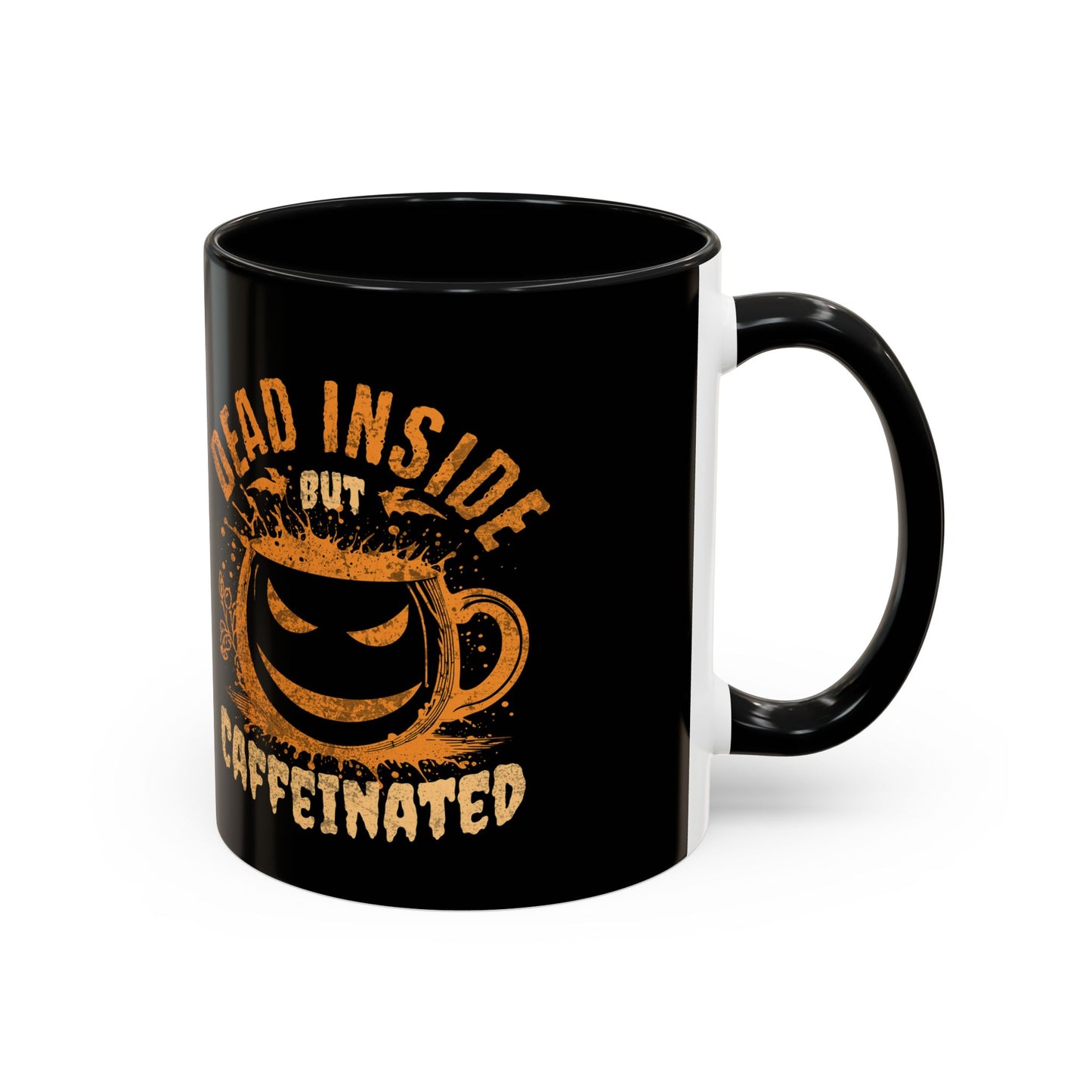 Caffeinated Humor Coffee Mug - 'Dead Inside but Caffeinated' - Perfect Gift for Coffee Lovers