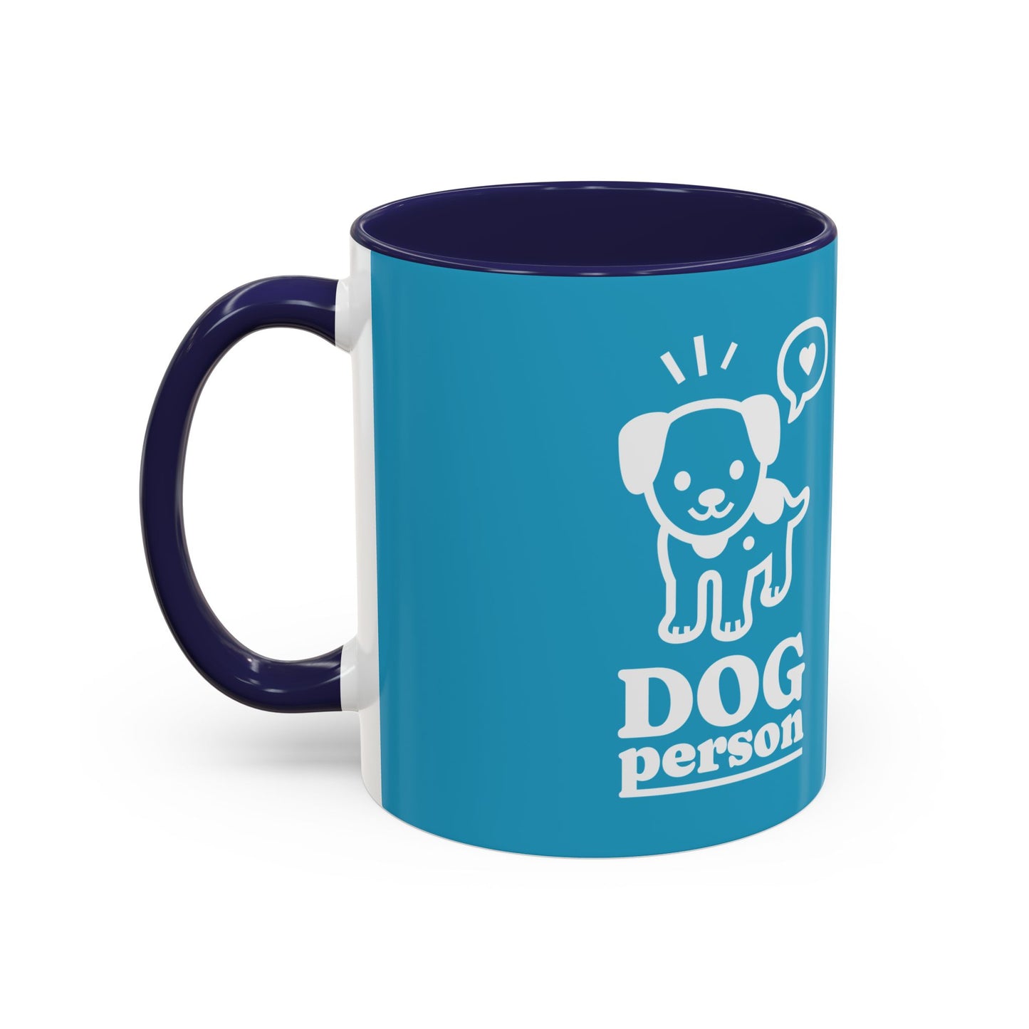 Dog Person Accent Coffee Mug - Perfect Gift for Dog Lovers, 11 & 15oz