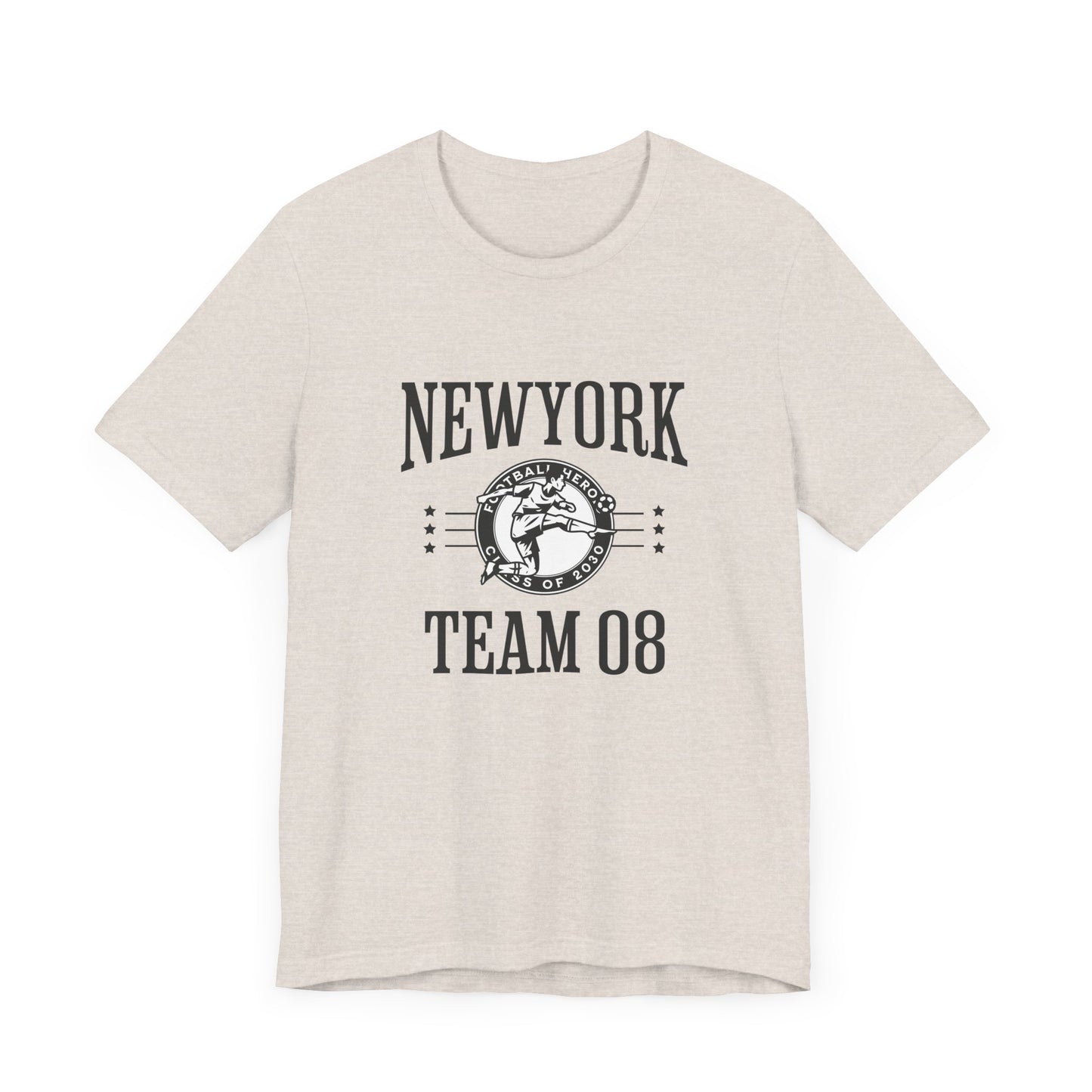 Unisex Jersey Short Sleeve Tee - New York Team 08 Basketball