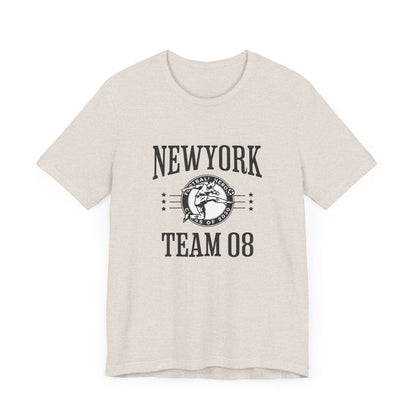 Unisex Jersey Short Sleeve Tee - New York Team 08 Basketball