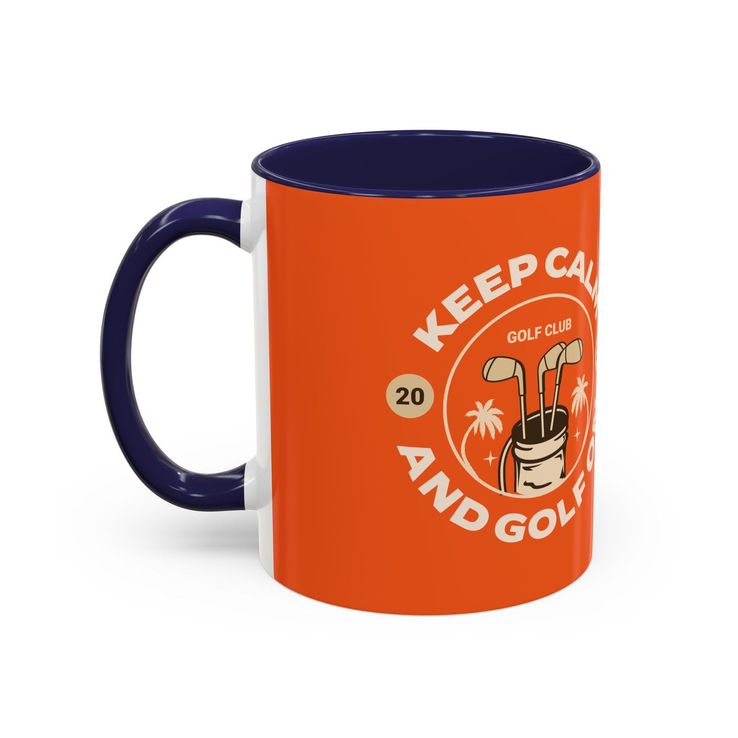 Keep Calm and Golf On Coffee Mug – 11oz & 15oz – Perfect Gift for Golf Lovers