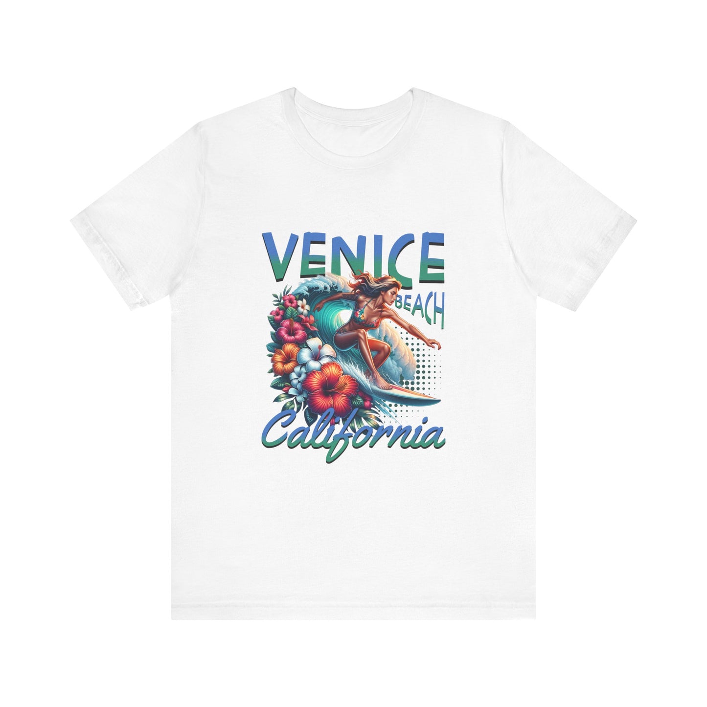 Venice Beach Graphic Tee - Unisex Jersey Short Sleeve Shirt