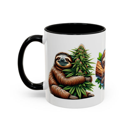 Charming Sloth Accent Coffee Mug – Perfect Gift for Nature Lovers