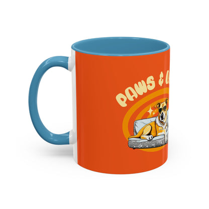 Chill Vibes Coffee Mug - Retro Dog Design