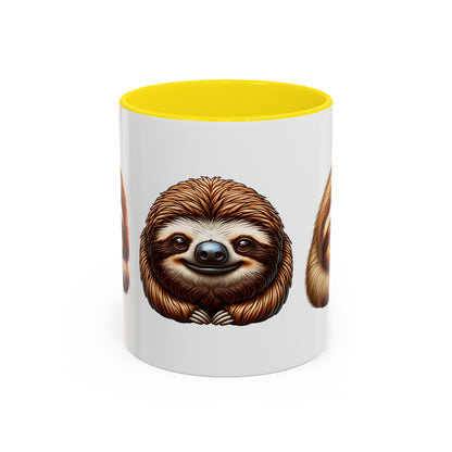 Cute Sloth Accent Coffee Mug - Perfect Gift for Animal Lovers