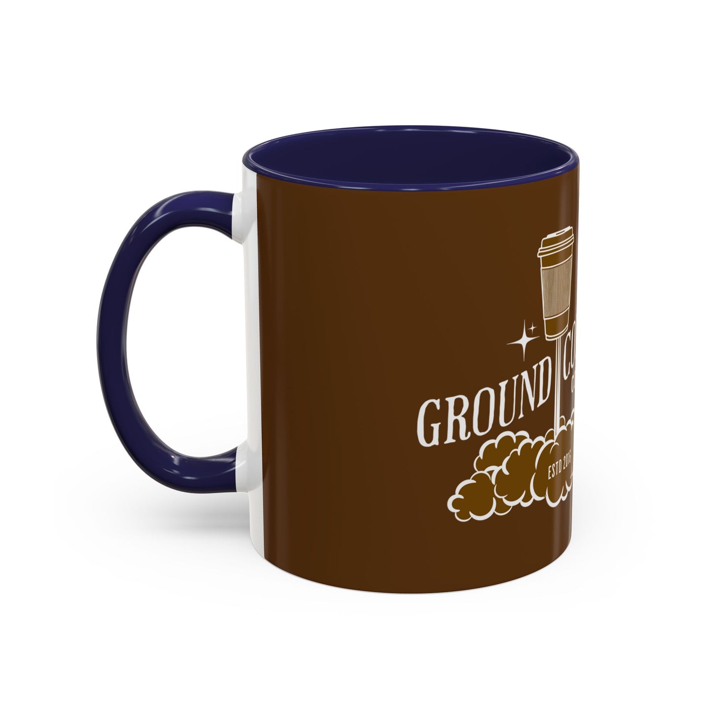 Ground Control Coffee Shop Accent Mug – 11oz & 15oz | Perfect Gift for Coffee Lovers