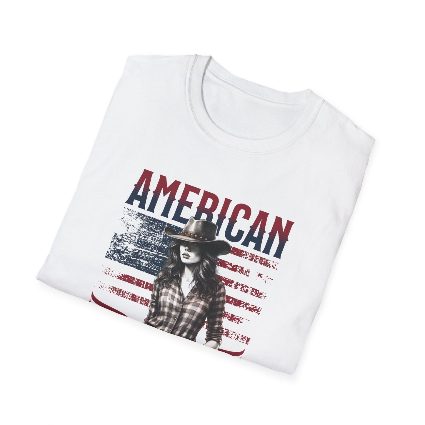 American Cowgirl Vintage Softstyle T-Shirt | Casual Country Fashion