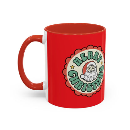 Merry Christmas Accent Coffee Mug – Festive 11oz & 15oz Holiday Drinkware