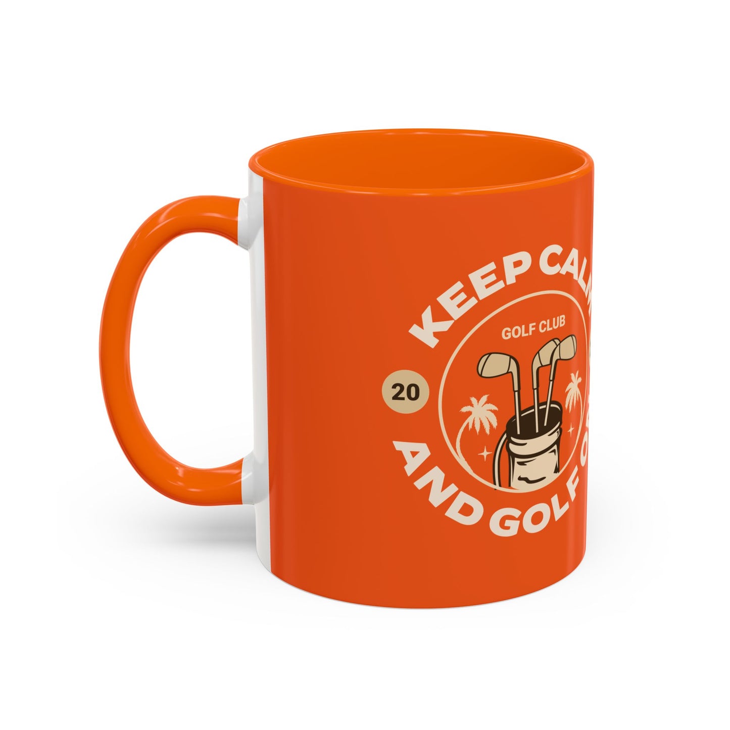 Keep Calm and Golf On Coffee Mug – 11oz & 15oz – Perfect Gift for Golf Lovers