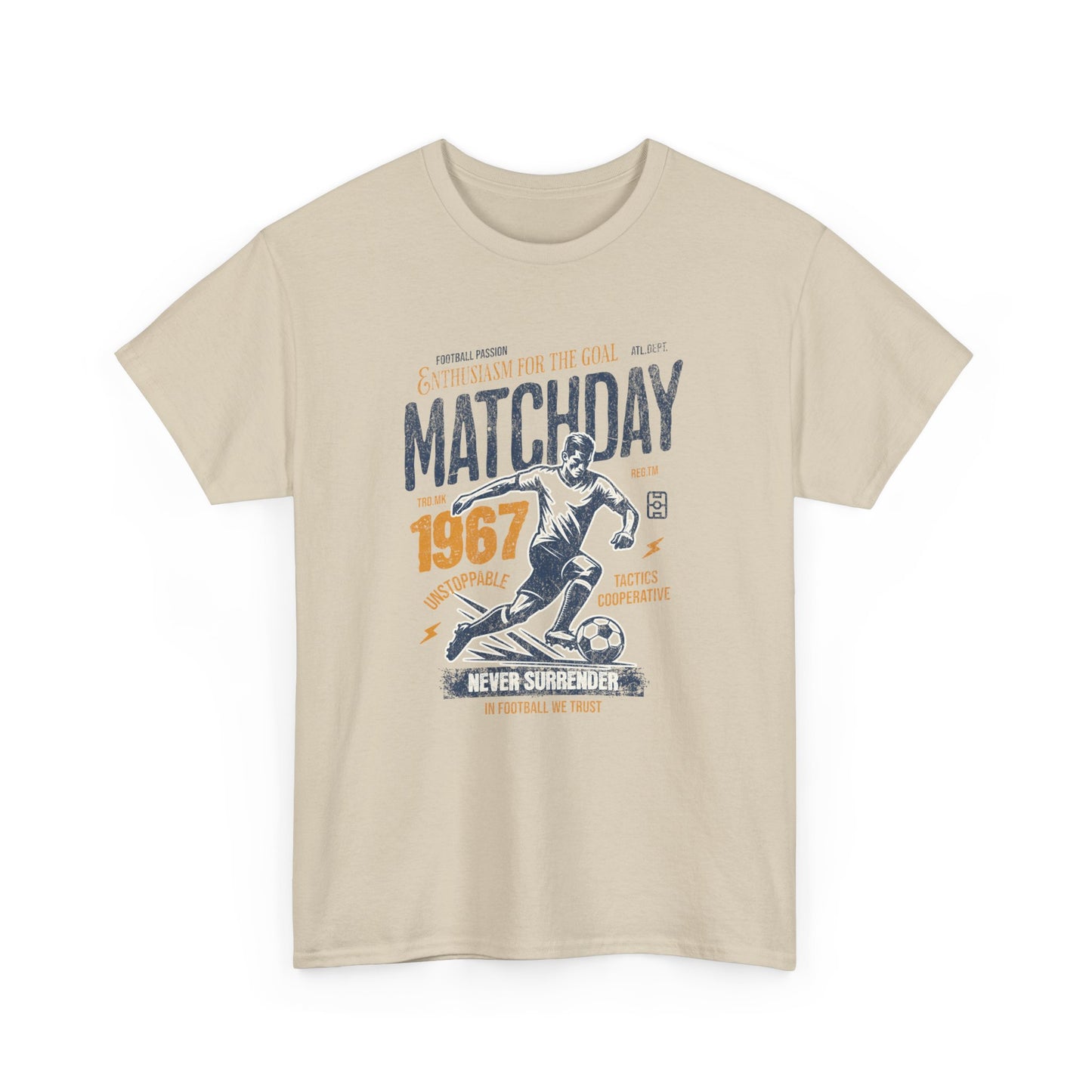 Matchday 1967 Unisex Heavy Cotton Tee - Celebrate Your Love for Soccer