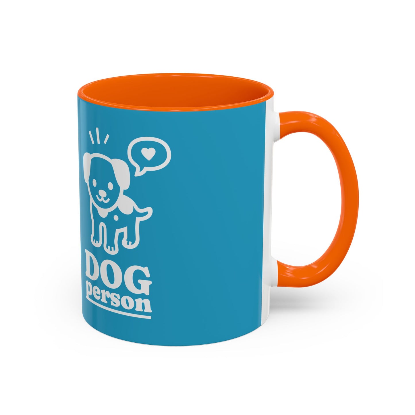 Dog Person Accent Coffee Mug - Perfect Gift for Dog Lovers, 11 & 15oz