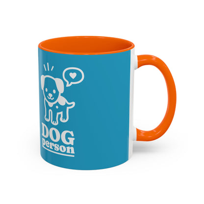 Dog Person Accent Coffee Mug - Perfect Gift for Dog Lovers, 11 & 15oz