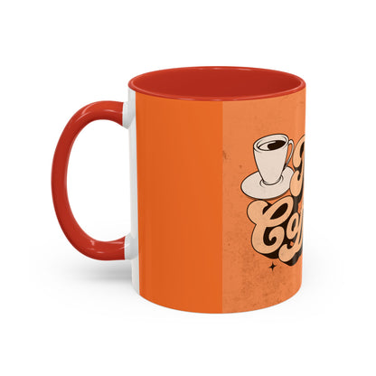 Time for Coffee Accent Mug - 11oz & 15oz - Fun Retro Coffee Cup for Coffee Lovers