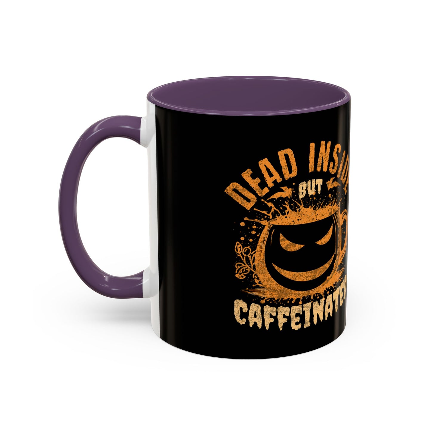 Caffeinated Humor Coffee Mug - 'Dead Inside but Caffeinated' - Perfect Gift for Coffee Lovers