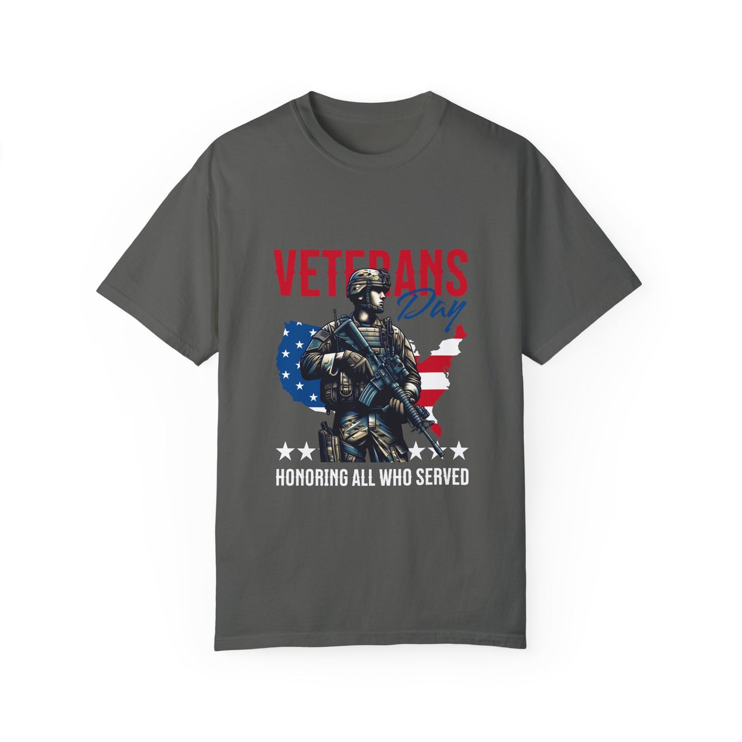 Veterans Day Unisex Garment-Dyed T-Shirt – Honoring All Who Served