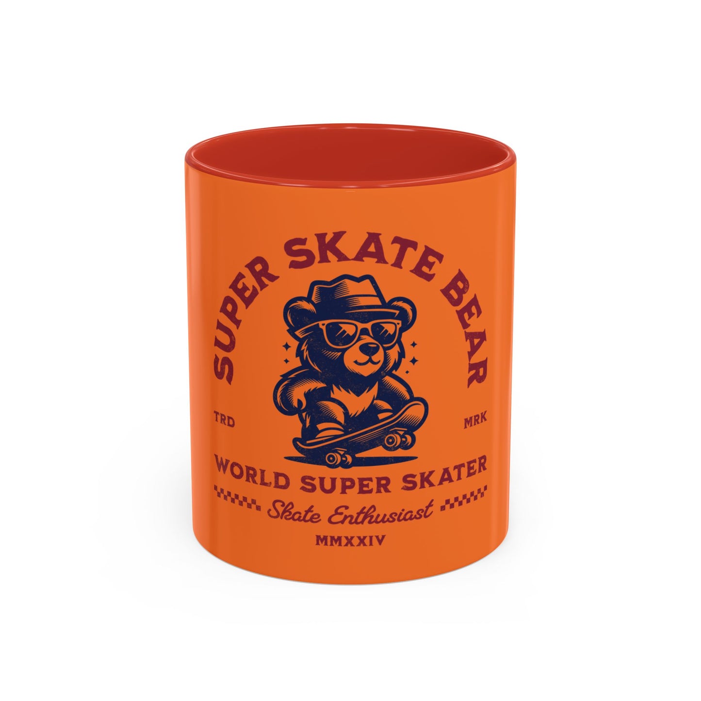 Super Skate Bear Coffee Mug - Fun Gift for Skateboard Enthusiasts