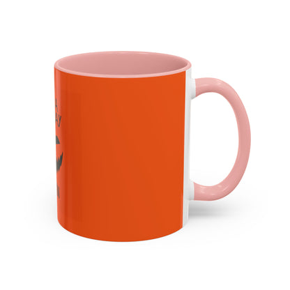 Halloween Pumpkin Accent Coffee Mug - "Have a Good Day"