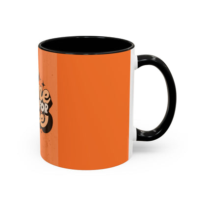 Time for Coffee Accent Mug - 11oz & 15oz - Fun Retro Coffee Cup for Coffee Lovers