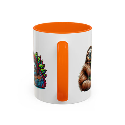 Charming Sloth Accent Coffee Mug – Perfect Gift for Nature Lovers