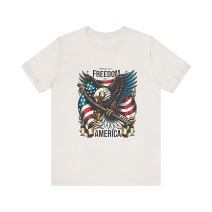 Wings of Freedom Eagle Tee - Unisex Patriotic T-Shirt