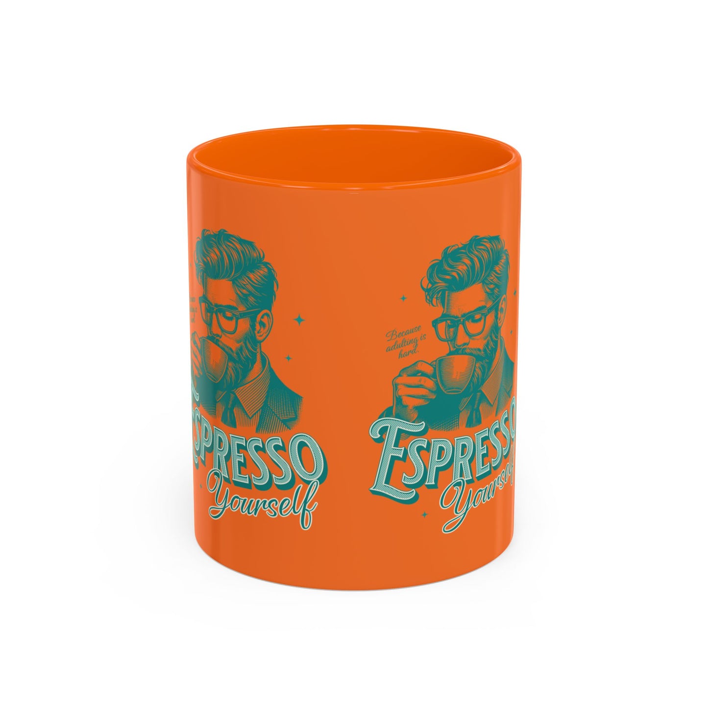 Retro Espresso Yourself Coffee Mug - Vibrant 11oz & 15oz