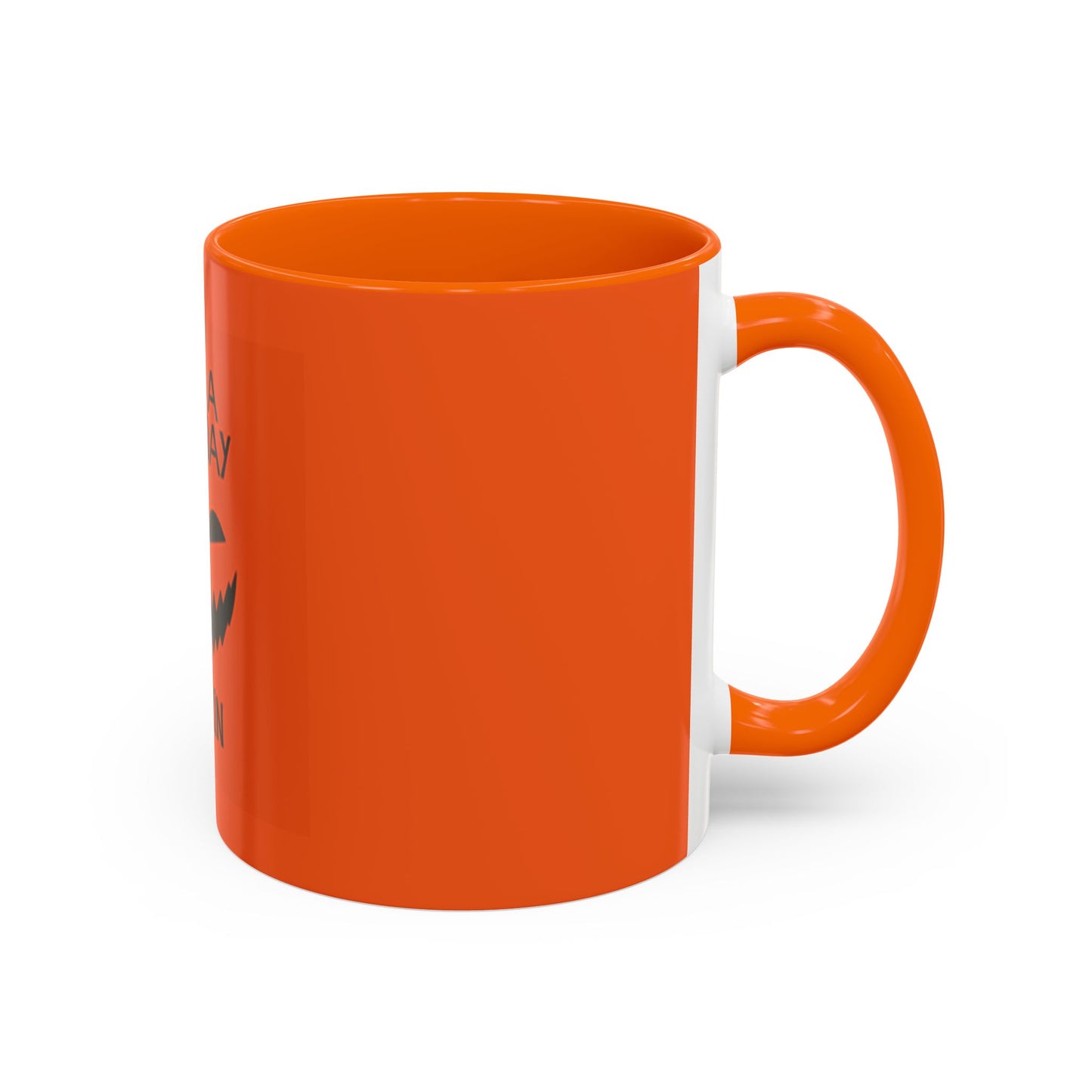 Halloween Pumpkin Accent Coffee Mug - "Have a Good Day"