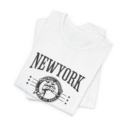 Unisex Jersey Short Sleeve Tee - New York Team 08 Basketball