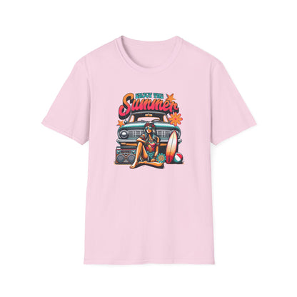 Enjoy the Summer Retro T-Shirt for Beach Lovers