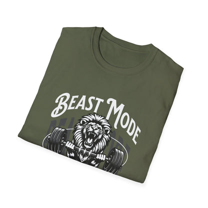 Beast Mode Lion Gym T-Shirt for Fitness Enthusiasts