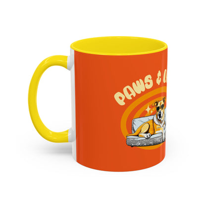 Chill Vibes Coffee Mug - Retro Dog Design