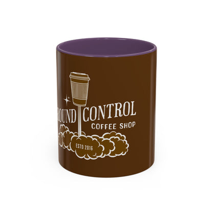 Ground Control Coffee Shop Accent Mug – 11oz & 15oz | Perfect Gift for Coffee Lovers