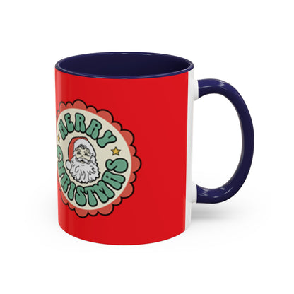 Merry Christmas Accent Coffee Mug – Festive 11oz & 15oz Holiday Drinkware