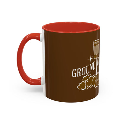 Ground Control Coffee Shop Accent Mug – 11oz & 15oz | Perfect Gift for Coffee Lovers