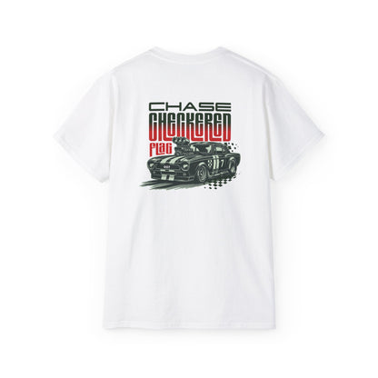 Chase Checkered Flag Unisex Ultra Cotton Tee - Perfect for Car Enthusiasts