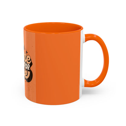 Time for Coffee Accent Mug - 11oz & 15oz - Fun Retro Coffee Cup for Coffee Lovers