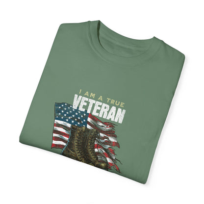 Veteran Pride Unisex Garment-Dyed T-Shirt - 'My Oath Never Expires'