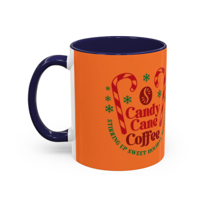 Candy Cane Coffee Holiday Mug – 11oz & 15oz Accent Coffee Cups