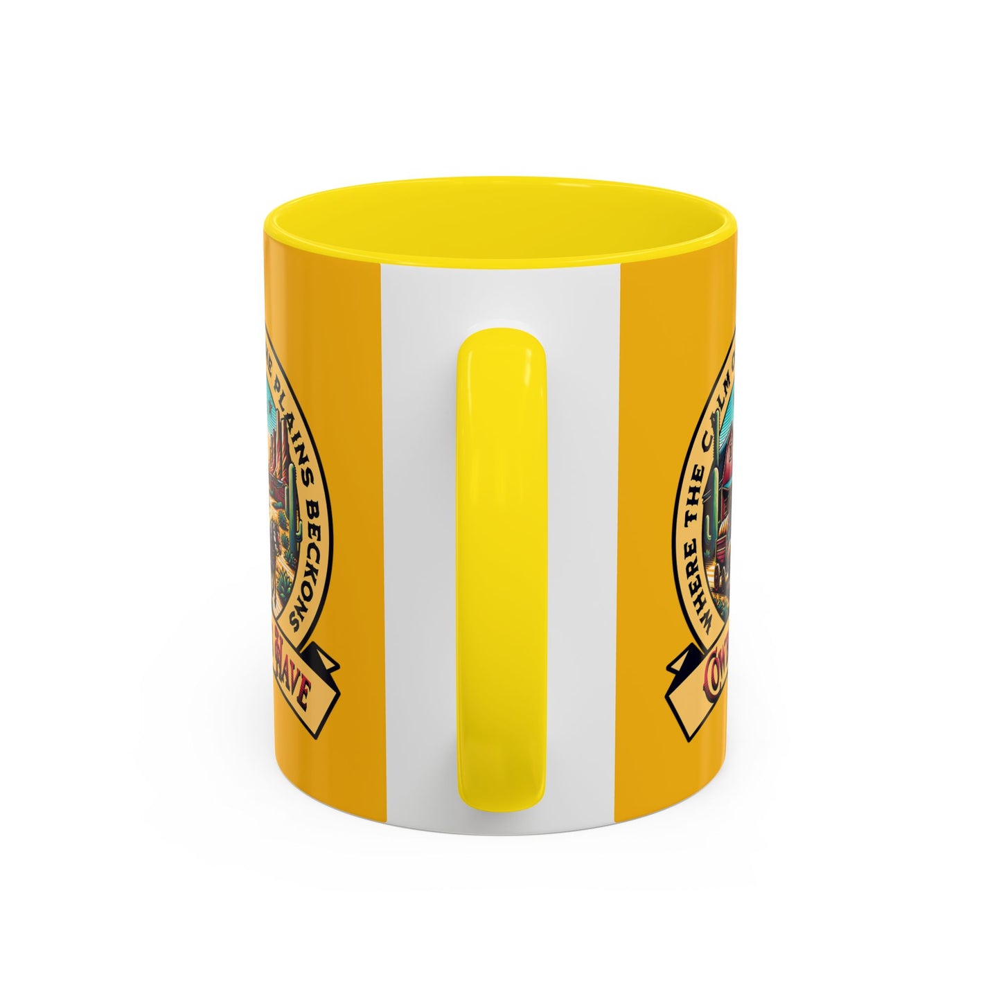 Western-Themed Accent Coffee Mug - Cowboy's Haven Design